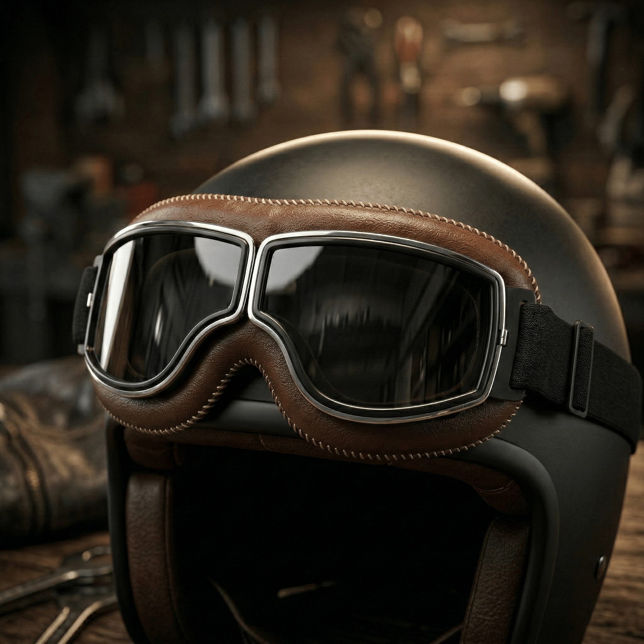 🔥Limited Time Sale 49% OFF - 🕶️ OTG Vintage Motorcycle Goggles (Fits Over Glasses)
