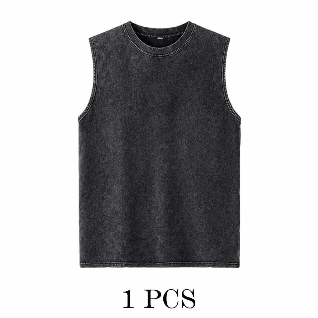 Men‘s Oversized Heavy Cotton Sleeveless Vest ---Buy 4 Get Extra 40% Off & Free Shipping