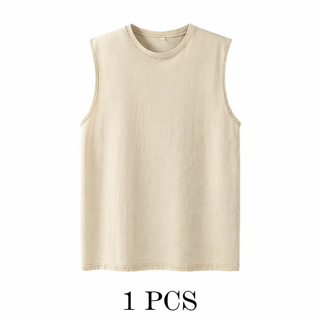 Men‘s Oversized Heavy Cotton Sleeveless Vest ---Buy 4 Get Extra 40% Off & Free Shipping