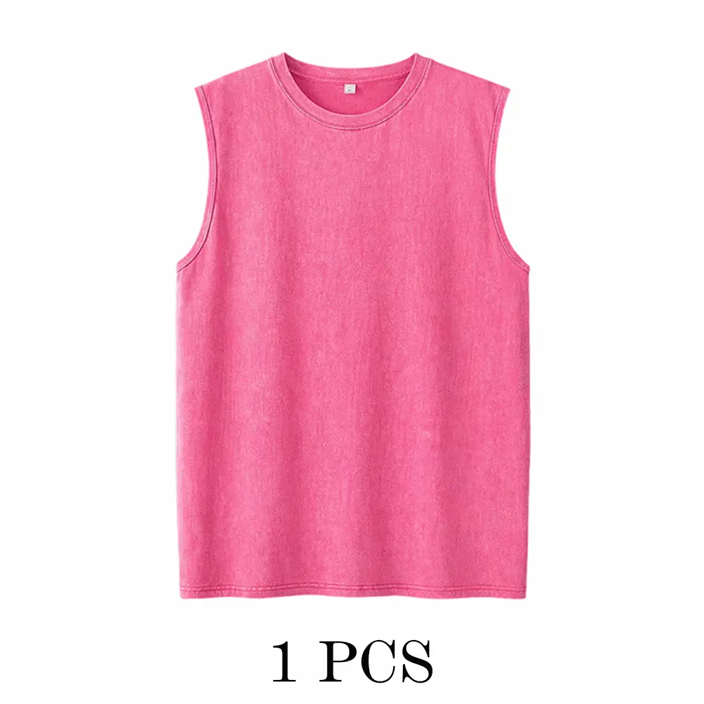 Men‘s Oversized Heavy Cotton Sleeveless Vest ---Buy 4 Get Extra 40% Off & Free Shipping