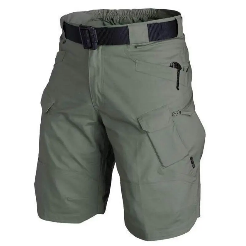 Men's Tactical Cargo Shorts, Solid Color, Multi-Pocket, Suitable for Outdoor Hiking, Summer Shorts Without Belt---BUY 2 GET 10% OFF & Free Shipping