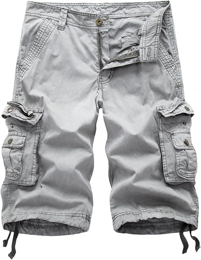 Men's Cargo Shorts | Relaxed Fit, Multi-Pocket, 100% Cotton, Outdoor Casual---Buy 2 Get 10% Off & Free Shipping!