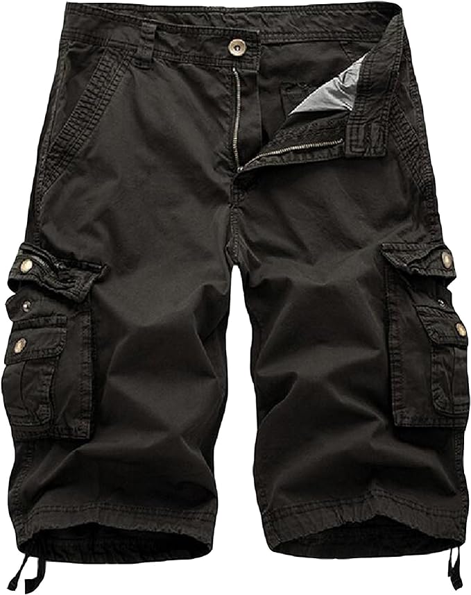 Men's Cargo Shorts | Relaxed Fit, Multi-Pocket, 100% Cotton, Outdoor Casual---Buy 2 Get 10% Off & Free Shipping!