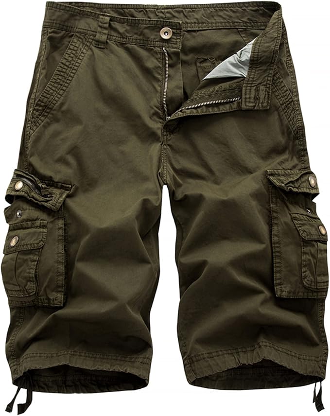 Men's Cargo Shorts | Relaxed Fit, Multi-Pocket, 100% Cotton, Outdoor Casual---Buy 2 Get 10% Off & Free Shipping!
