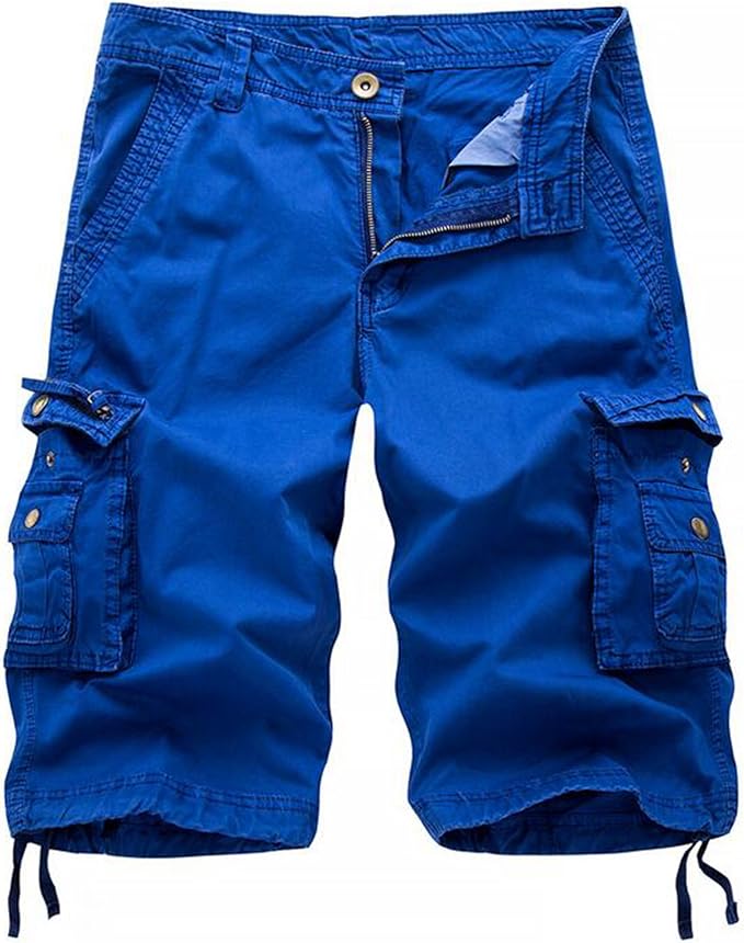 Men's Cargo Shorts | Relaxed Fit, Multi-Pocket, 100% Cotton, Outdoor Casual---Buy 2 Get 10% Off & Free Shipping!