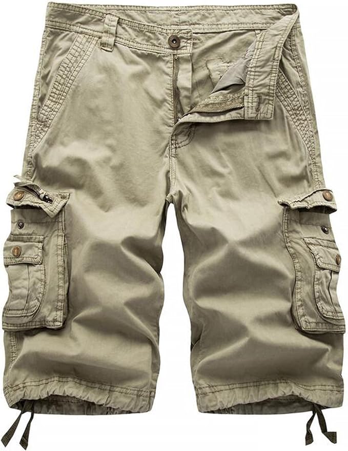 Men's Cargo Shorts | Relaxed Fit, Multi-Pocket, 100% Cotton, Outdoor Casual---Buy 2 Get 10% Off & Free Shipping!