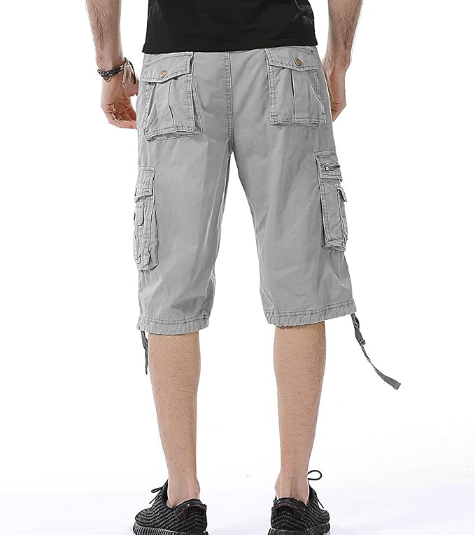 Men's Cargo Shorts | Relaxed Fit, Multi-Pocket, 100% Cotton, Outdoor Casual---Buy 2 Get 10% Off & Free Shipping!