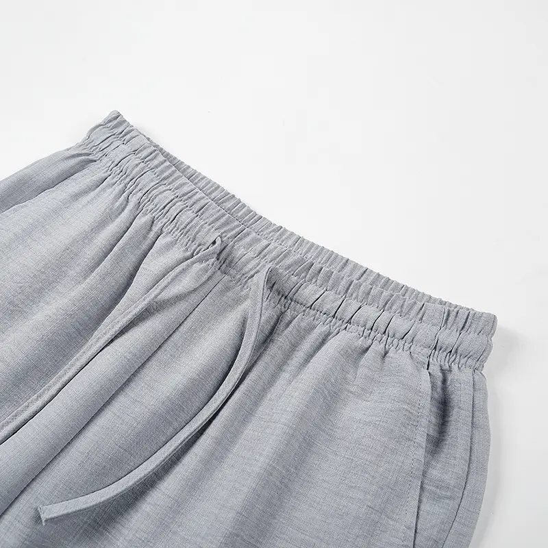 Men’s Breathable Tencel Trousers – Relaxed Fit, Mid-Length, Soft Drape, Ideal for Summer Casual---Buy 2 Get 15% Off & Free Shipping!