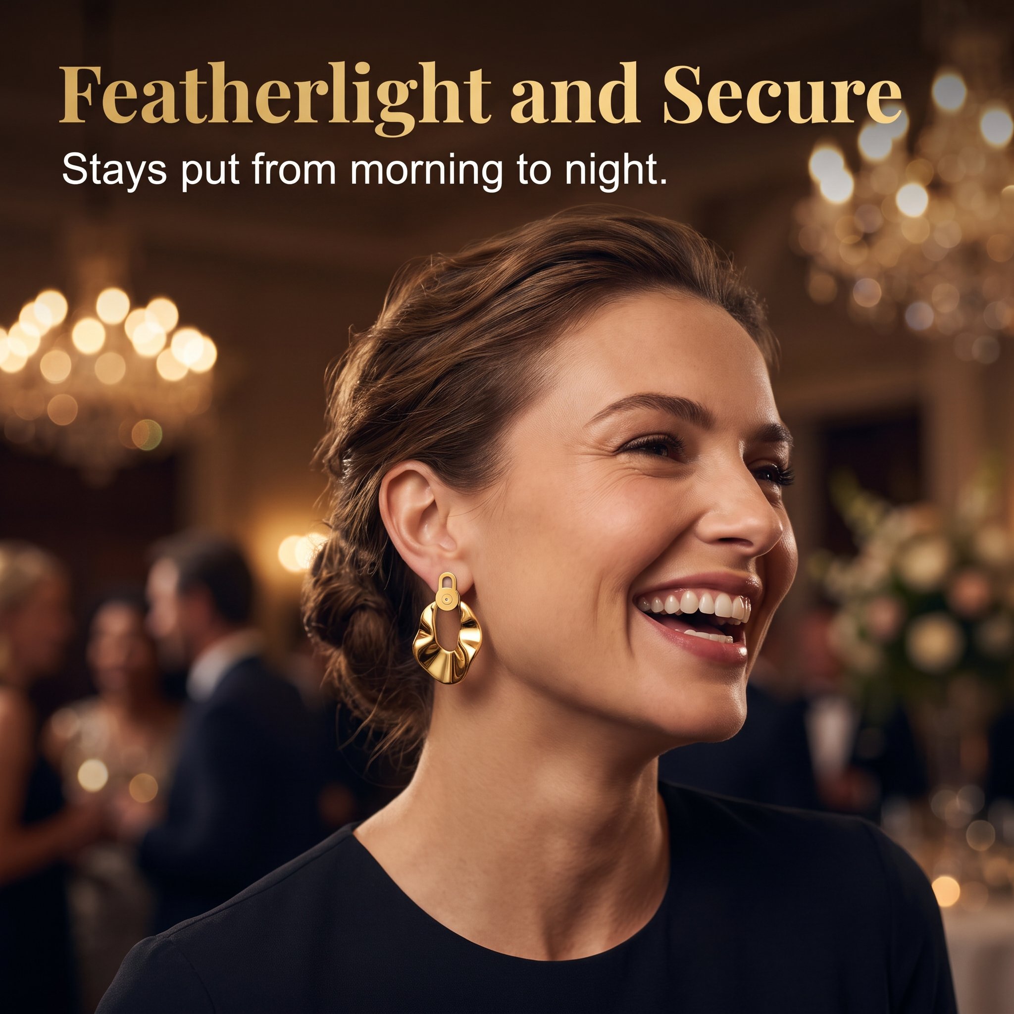 ✨ Lobe Lifters for Heavy Earrings | Weight-Distributing Earring Backs for Stretched & Droopy Earlobes | Instant Pulling Relief Today, Earlobe Protection for Every Future Wear