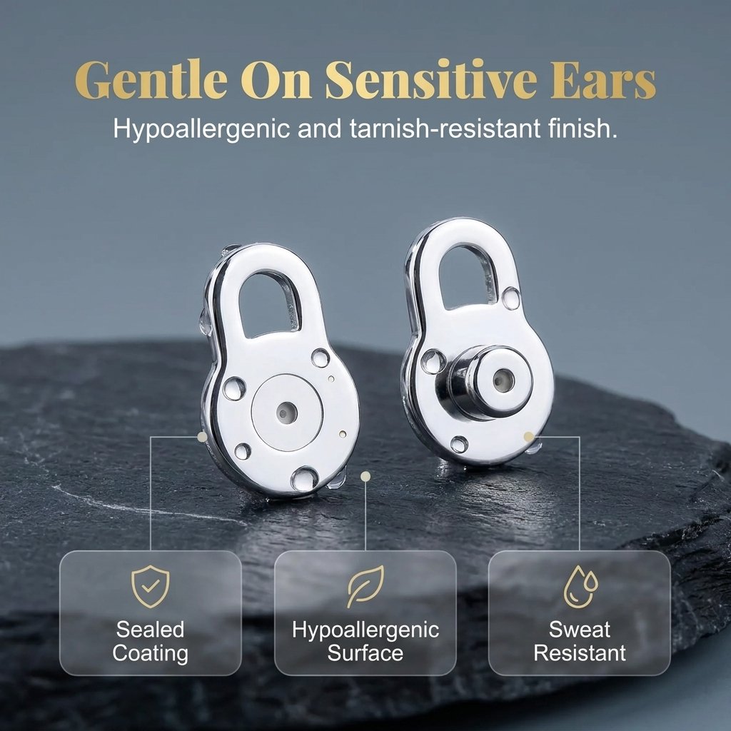 ✨ Lobe Lifters for Heavy Earrings | Weight-Distributing Earring Backs for Stretched & Droopy Earlobes | Instant Pulling Relief Today, Earlobe Protection for Every Future Wear