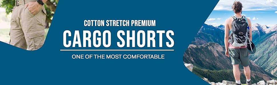 Men's Belted Cargo Shorts