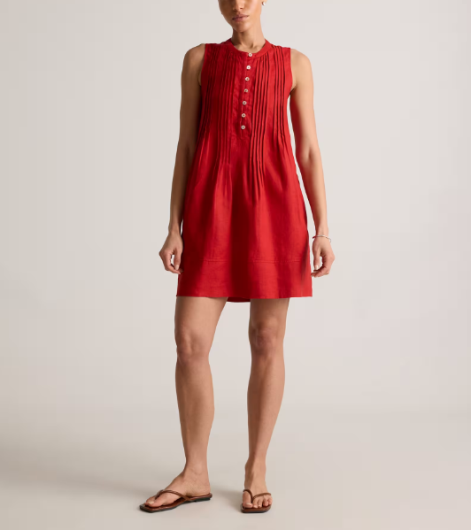 Falda sin mangas 100% lino europeo