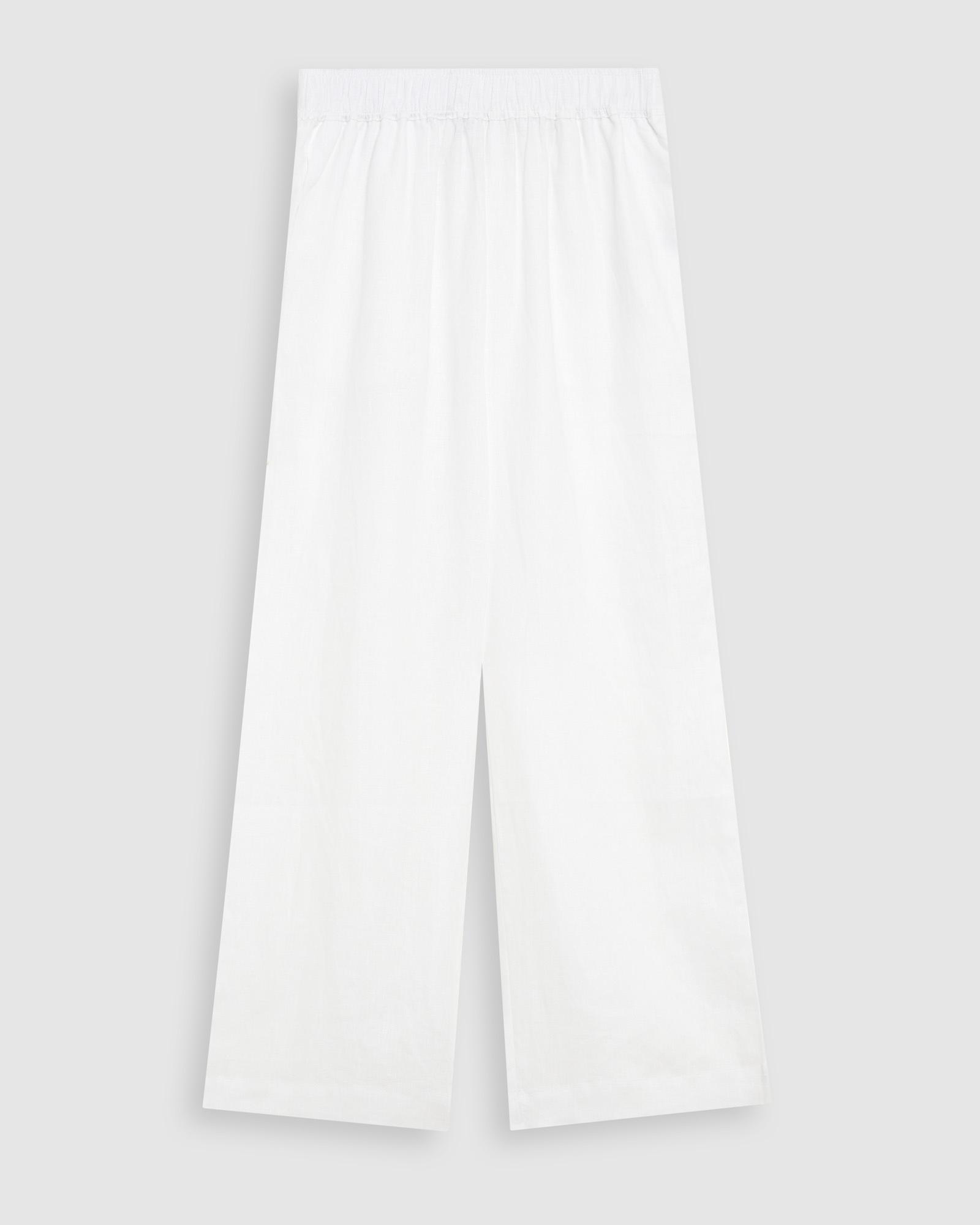 Pantalones de lino blancos