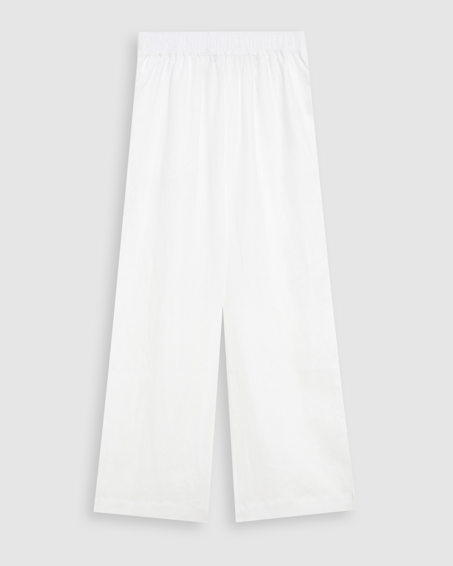 Pantalones de lino blancos