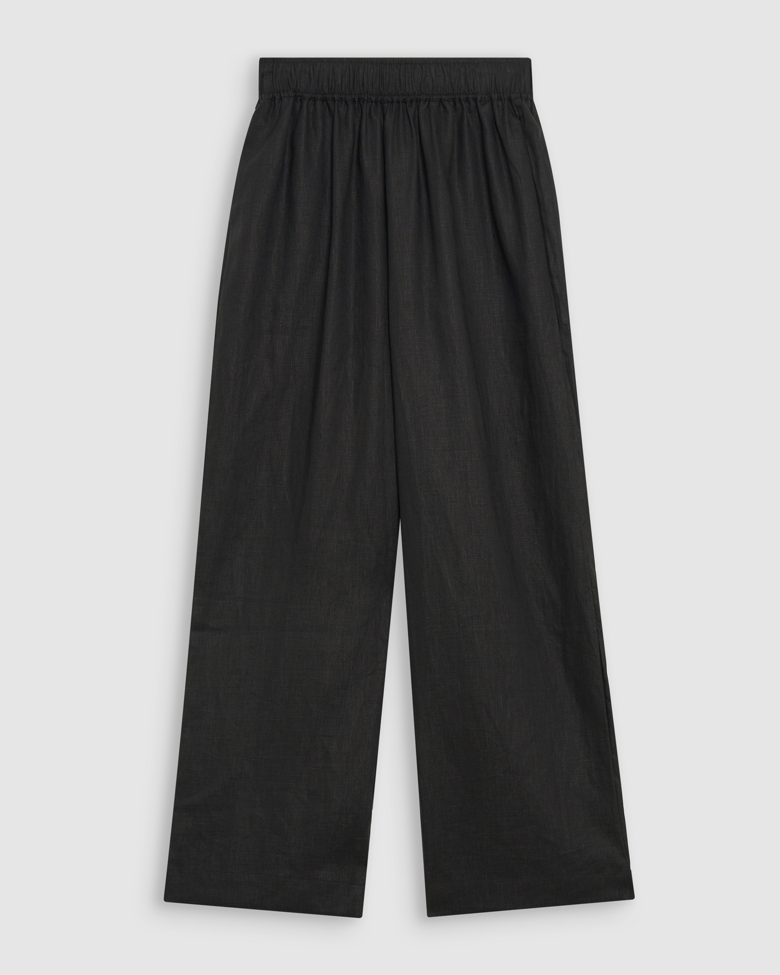 Pantalones negros de lino