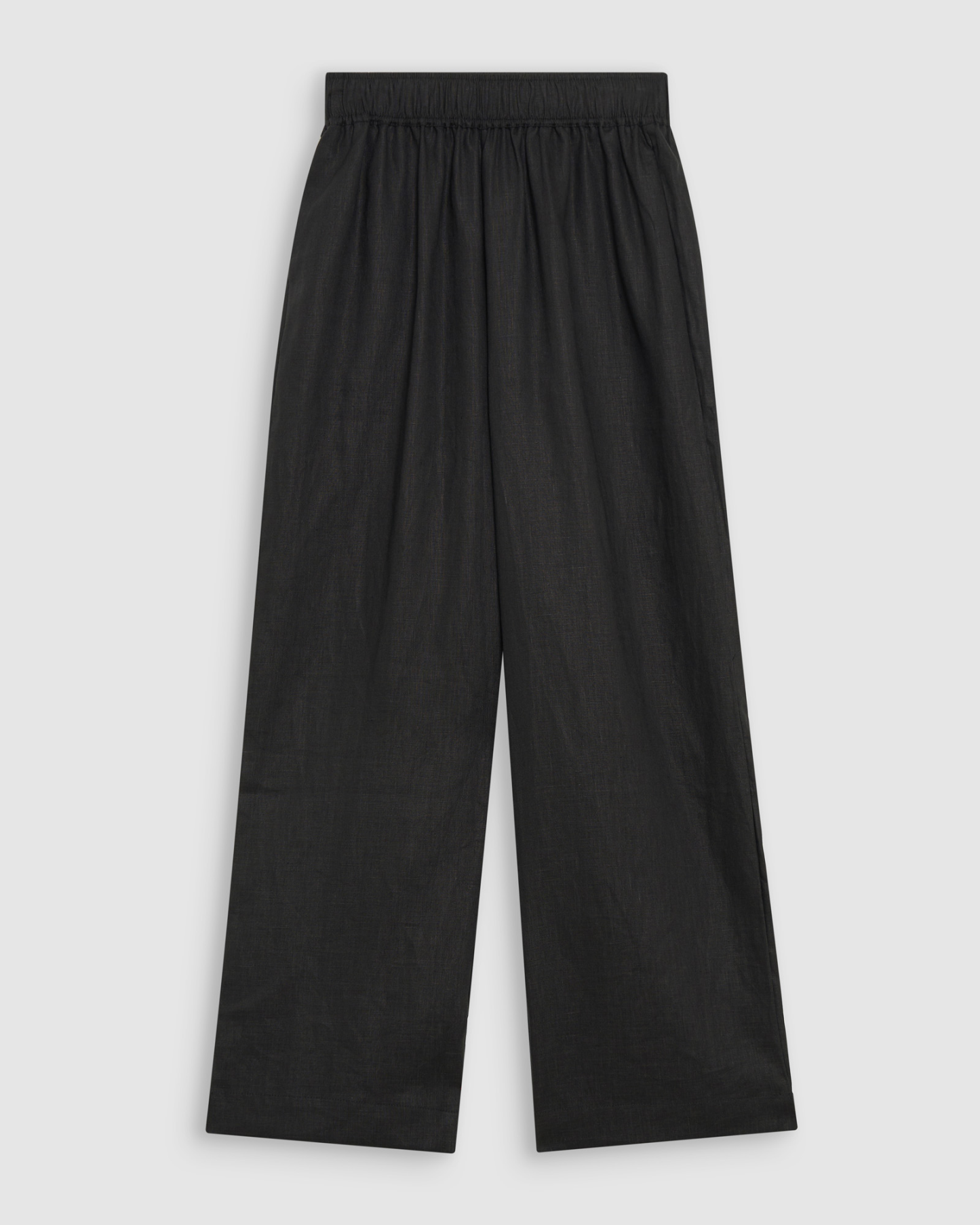 Pantalones negros de lino