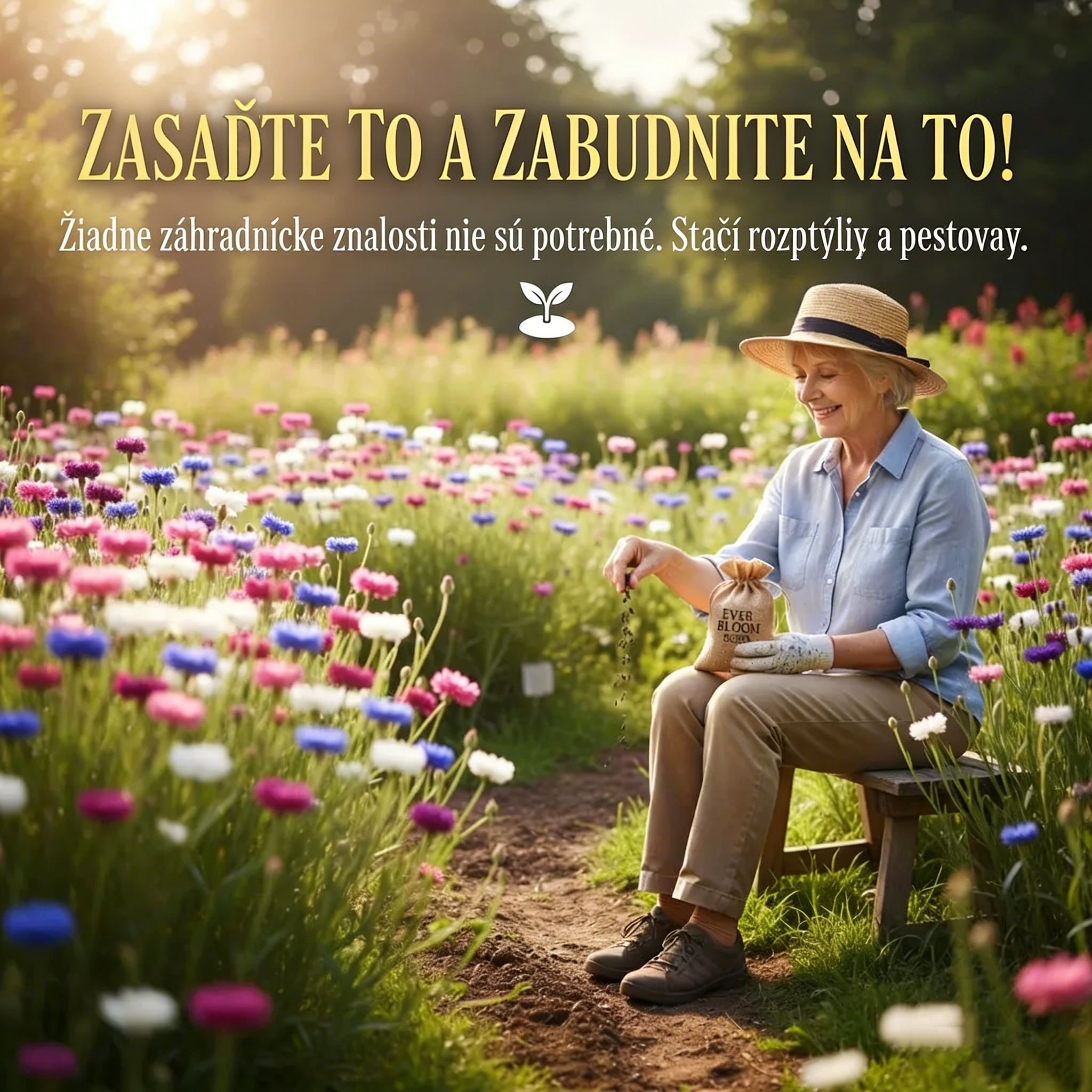 🌱Prémiové semená nevädze – „nezastaviteľná“ divoká kvetina, ktorá rastie kdekoľvek