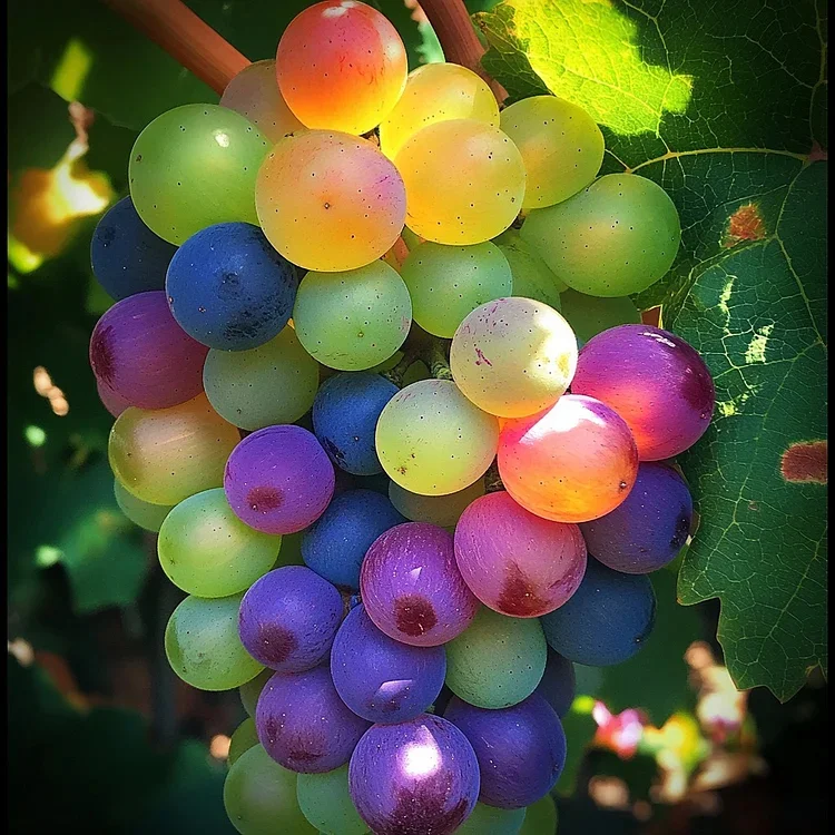 ✨Brand new rare rainbow hybrid grape organic