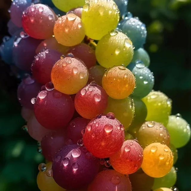 ✨Brand new rare rainbow hybrid grape organic
