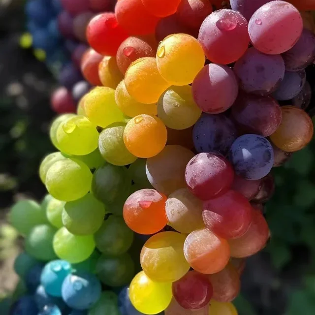 ✨Brand new rare rainbow hybrid grape organic