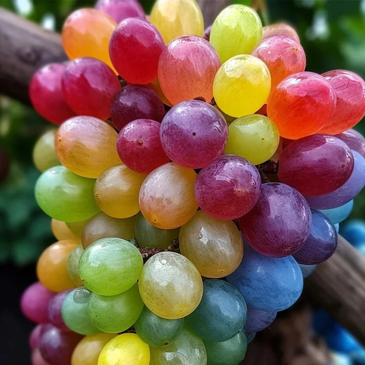 ✨Brand new rare rainbow hybrid grape organic