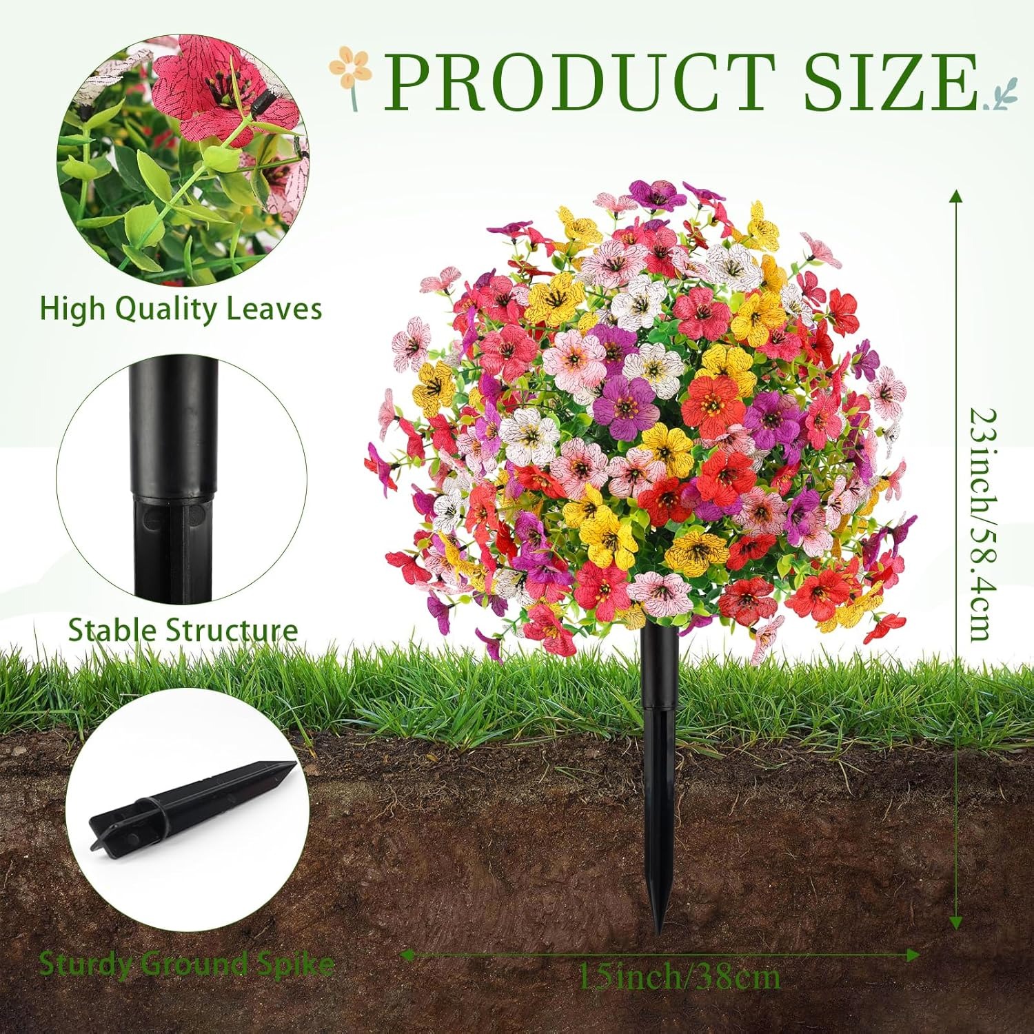 💐2025 New upgrade hot sales🔥- Outdoor UV Resistant Artificial Flowers