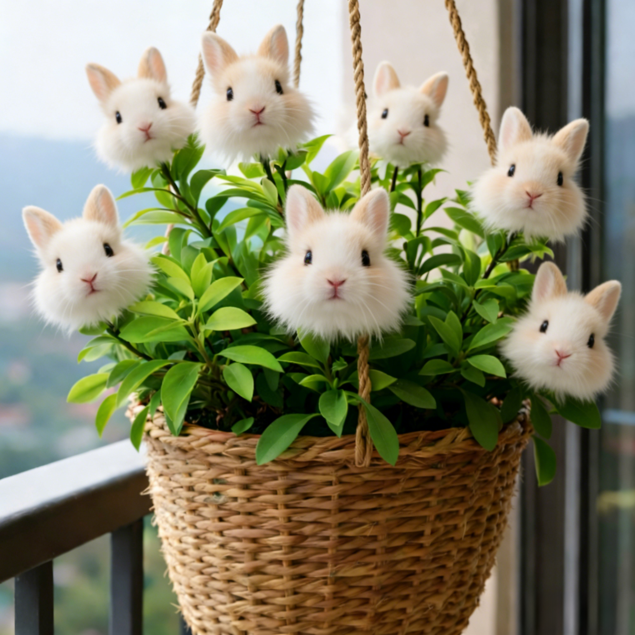 🐰 Kouzelné rostliny! Série roztomilých očí králíků ✨