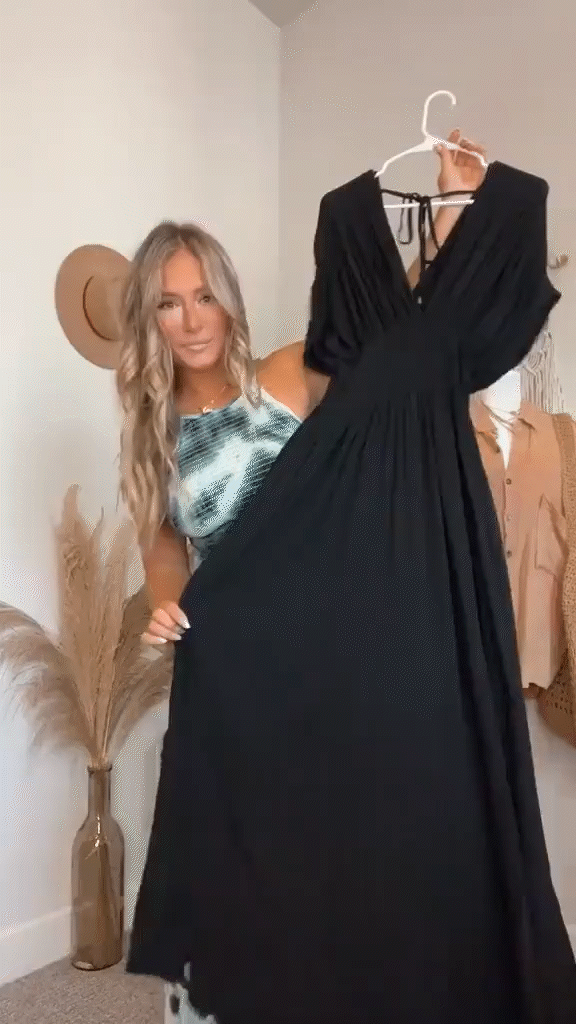 New fashion Slit effortless long dress