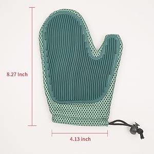 dog deshedding glove