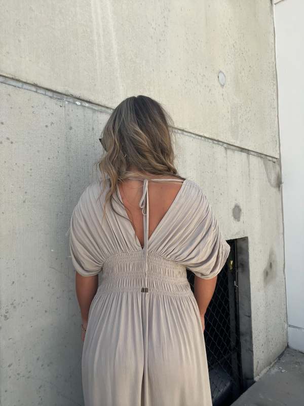 New fashion Slit effortless long dress