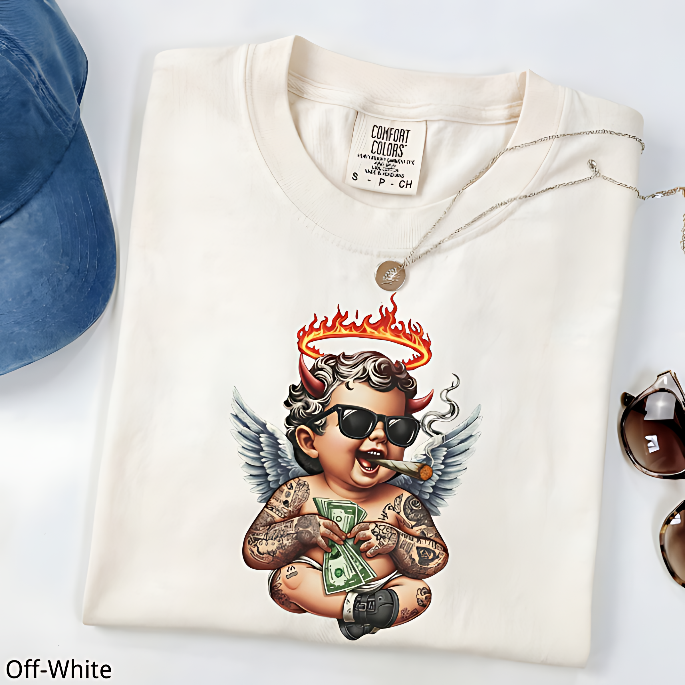 Badass Cherub Shirt, Trendy Streetwear Tee