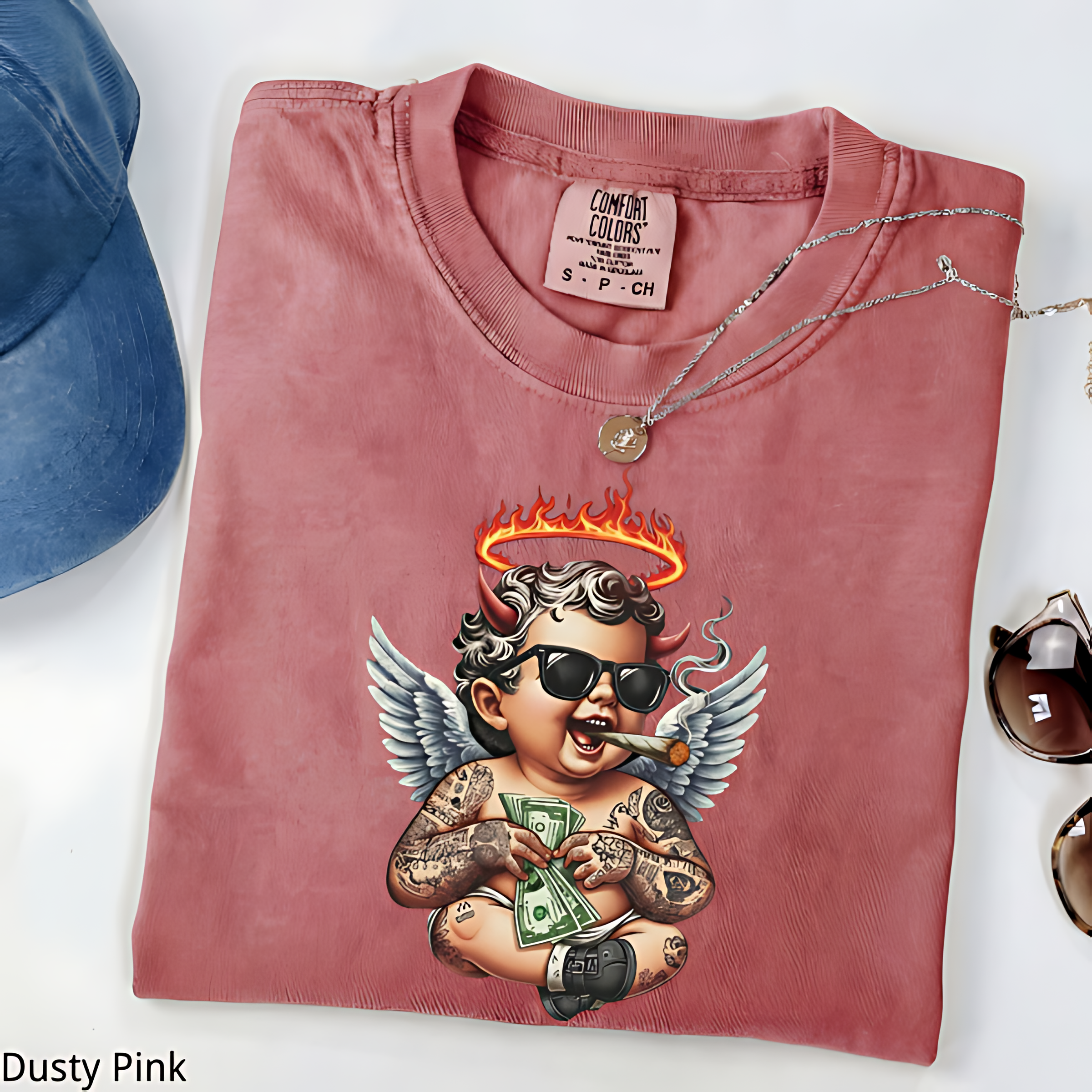 Badass Cherub Shirt, Trendy Streetwear Tee