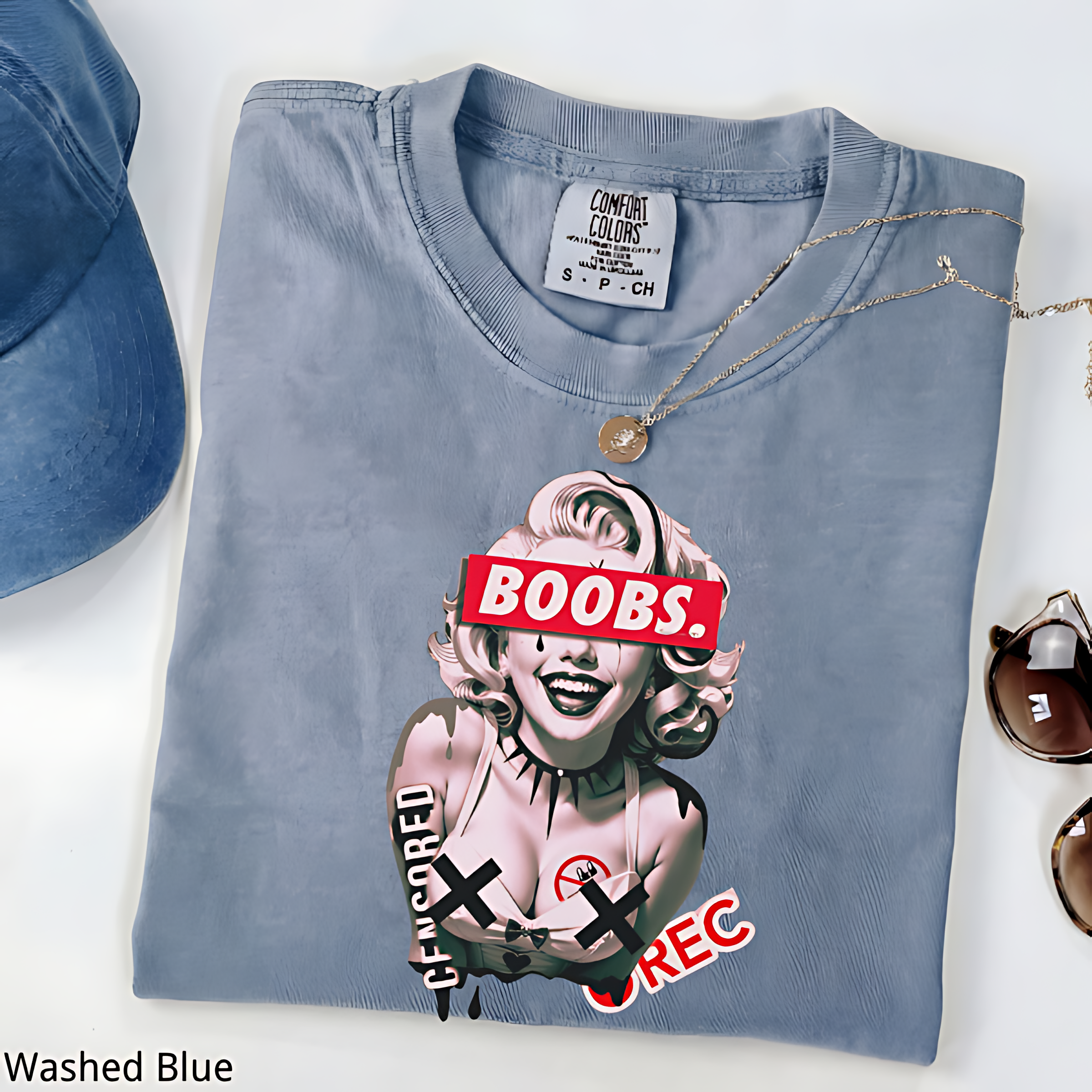 Sassy Marilyn Shirt, Bold Humor Tee