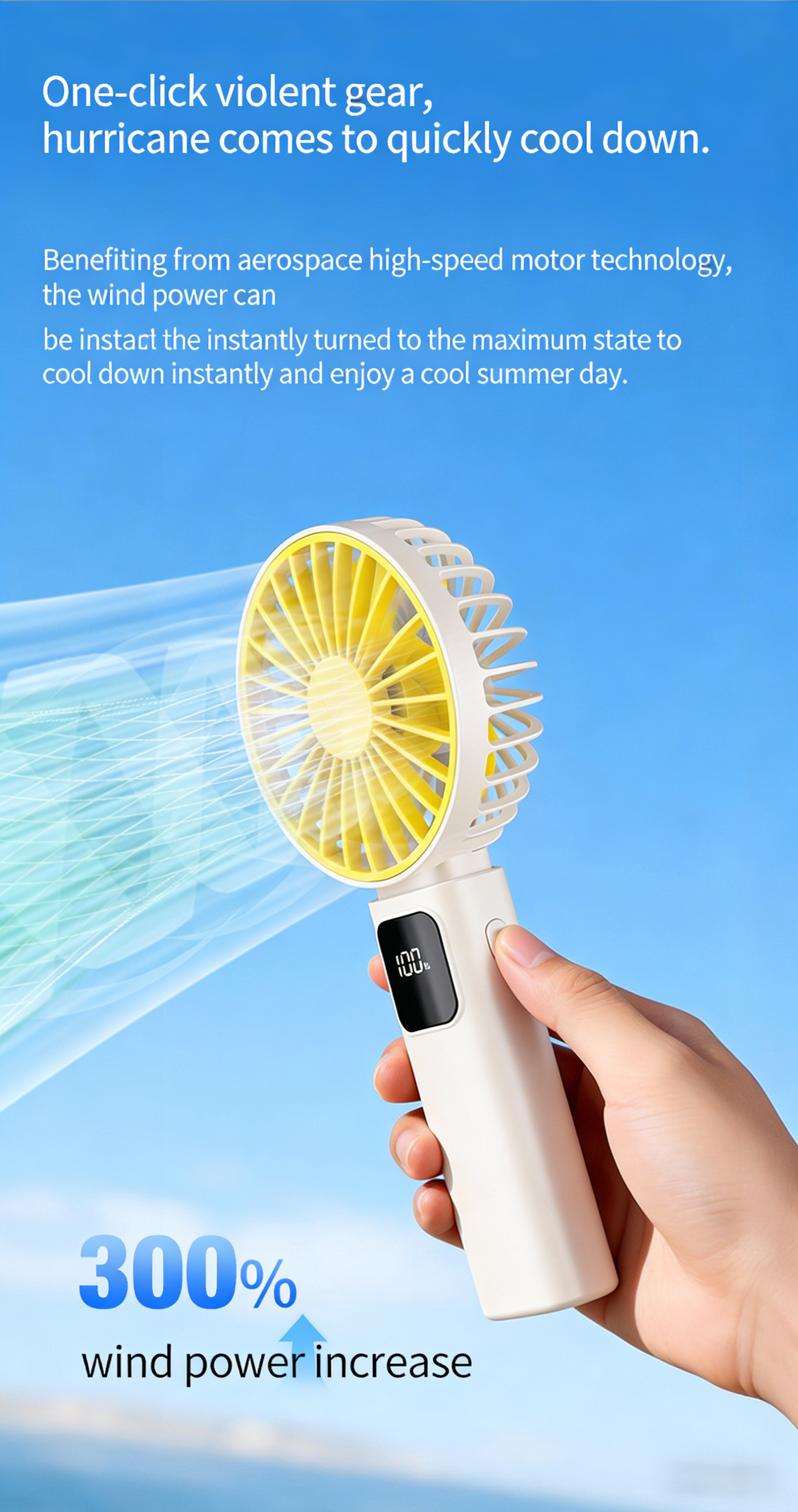2026 New Model Extra Long Battery Life Portable Handheld Fan, Ice Cooling Function with Base and Phone Stand