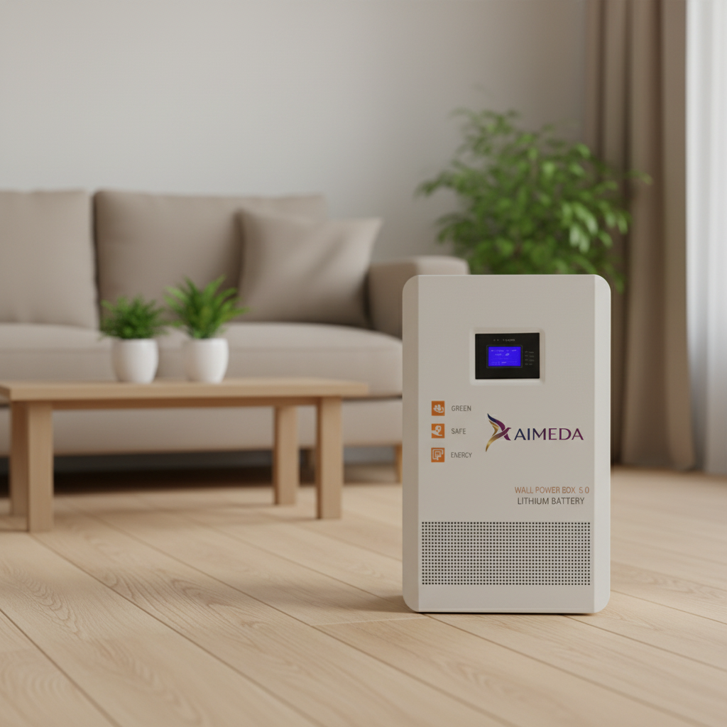 Household wall-mounted energy storage battery 5.12KW lithium iron phosphate battery