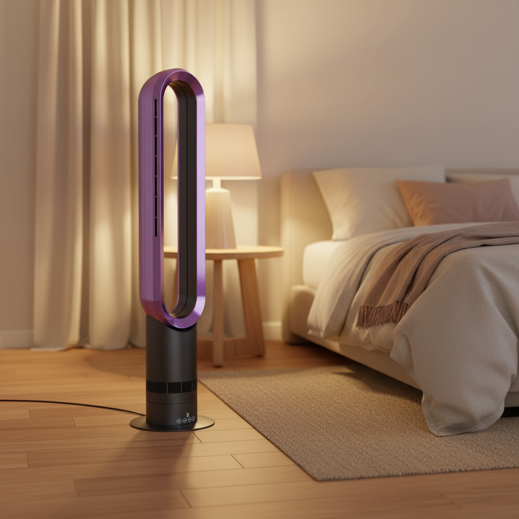 Aimeda Bladeless Fan Suitable for Both Cold and Warm Use Popular Style Household Purification Energy-Saving Ultra-Quiet