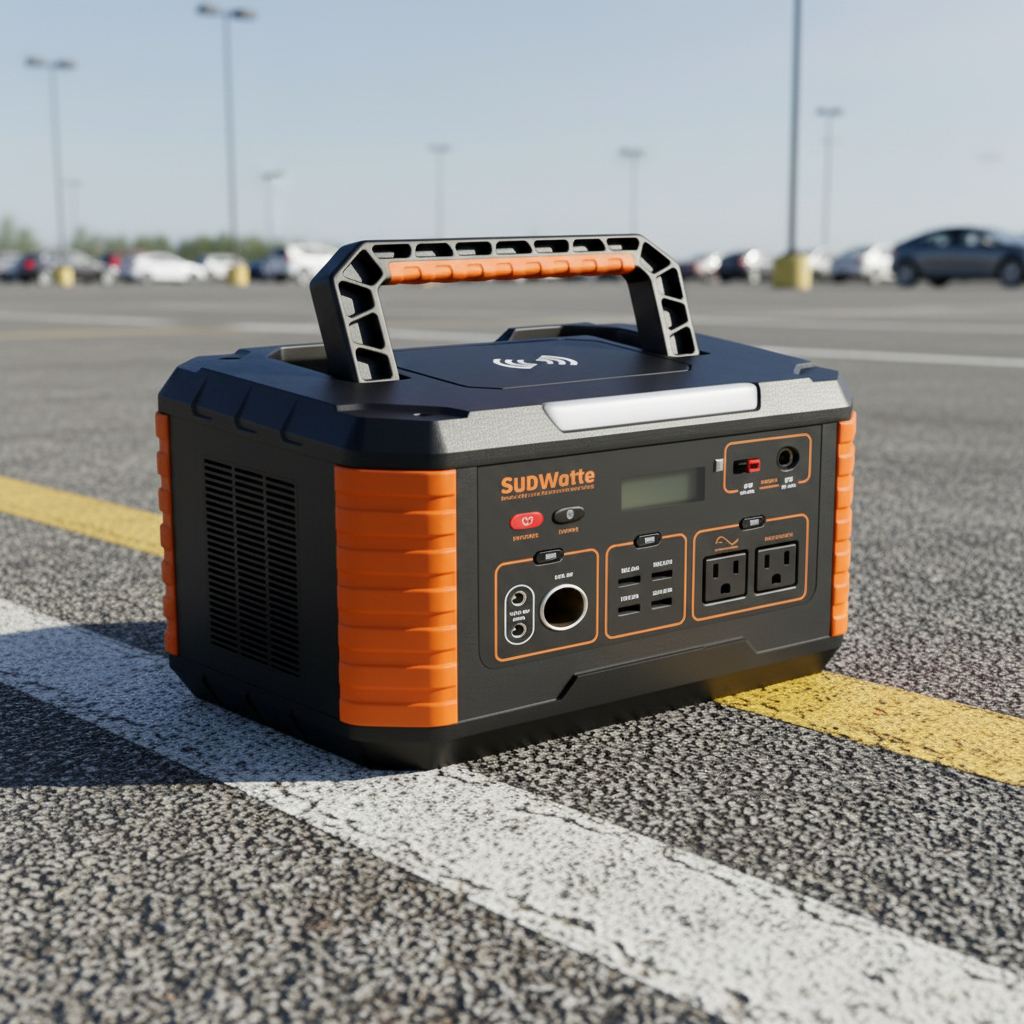Portable Power Station with Pure Sine Wave Inverter MPPT Controller Solar Panel-for Outdoor Use Car & Laptop Charging