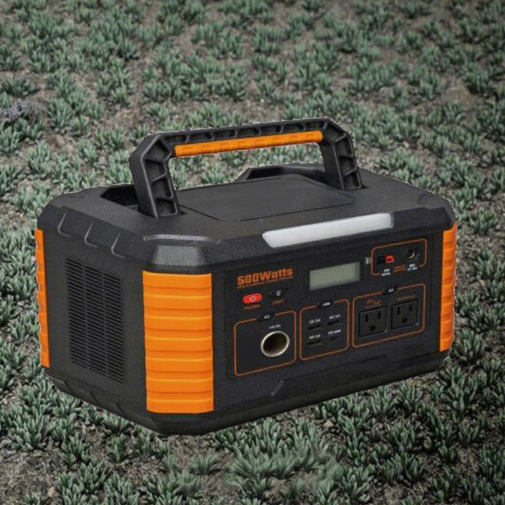 Portable Power Station with Pure Sine Wave Inverter MPPT Controller Solar Panel-for Outdoor Use Car & Laptop Charging