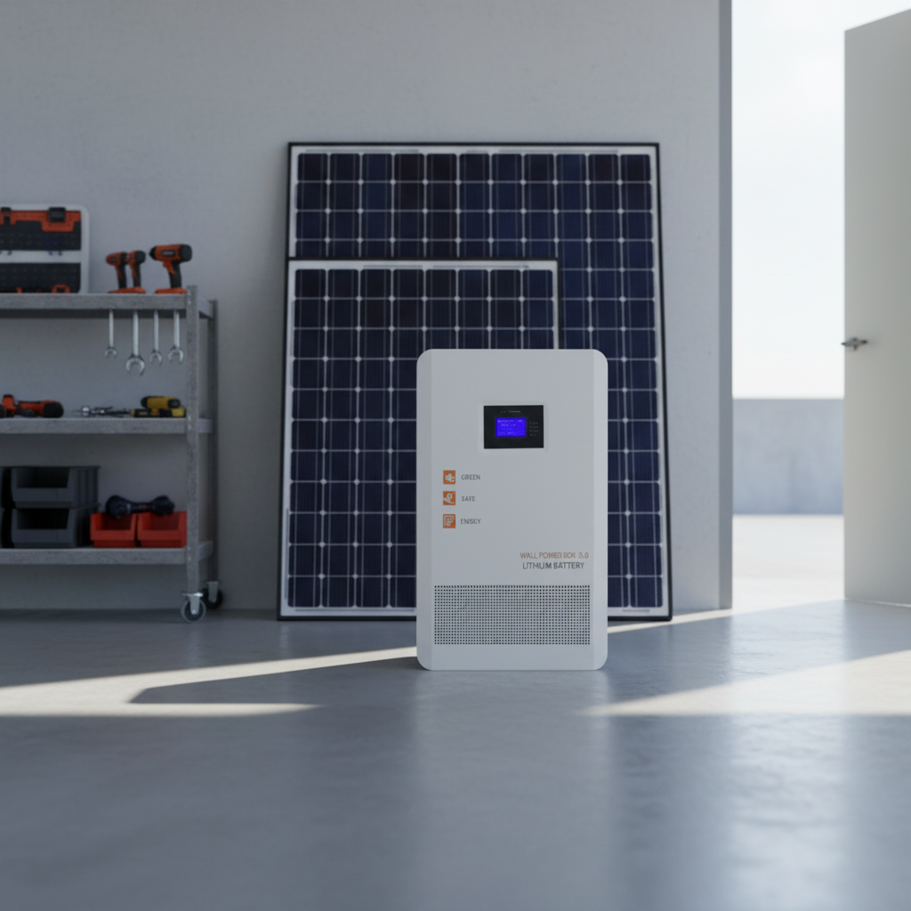 Household wall-mounted energy storage battery 5.12KW lithium iron phosphate battery