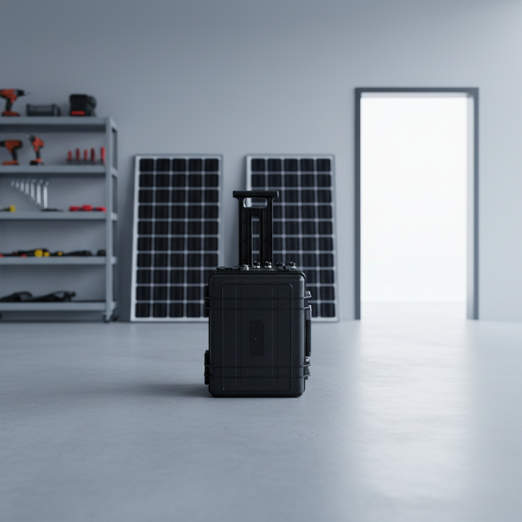 Pull rod box type  mobile energy storage equipment