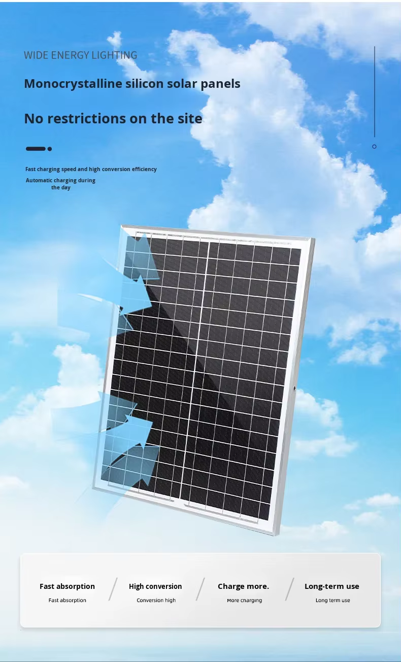 Solar Powered 16 Inch 15W Floor Fan Home Dormitory Powerful Cooling Vertical Fan Outdoor Emergency Charging Factory Direct Sales