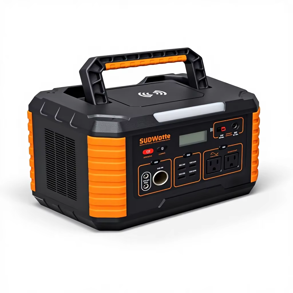 Portable Power Station with Pure Sine Wave Inverter MPPT Controller Solar Panel-for Outdoor Use Car & Laptop Charging