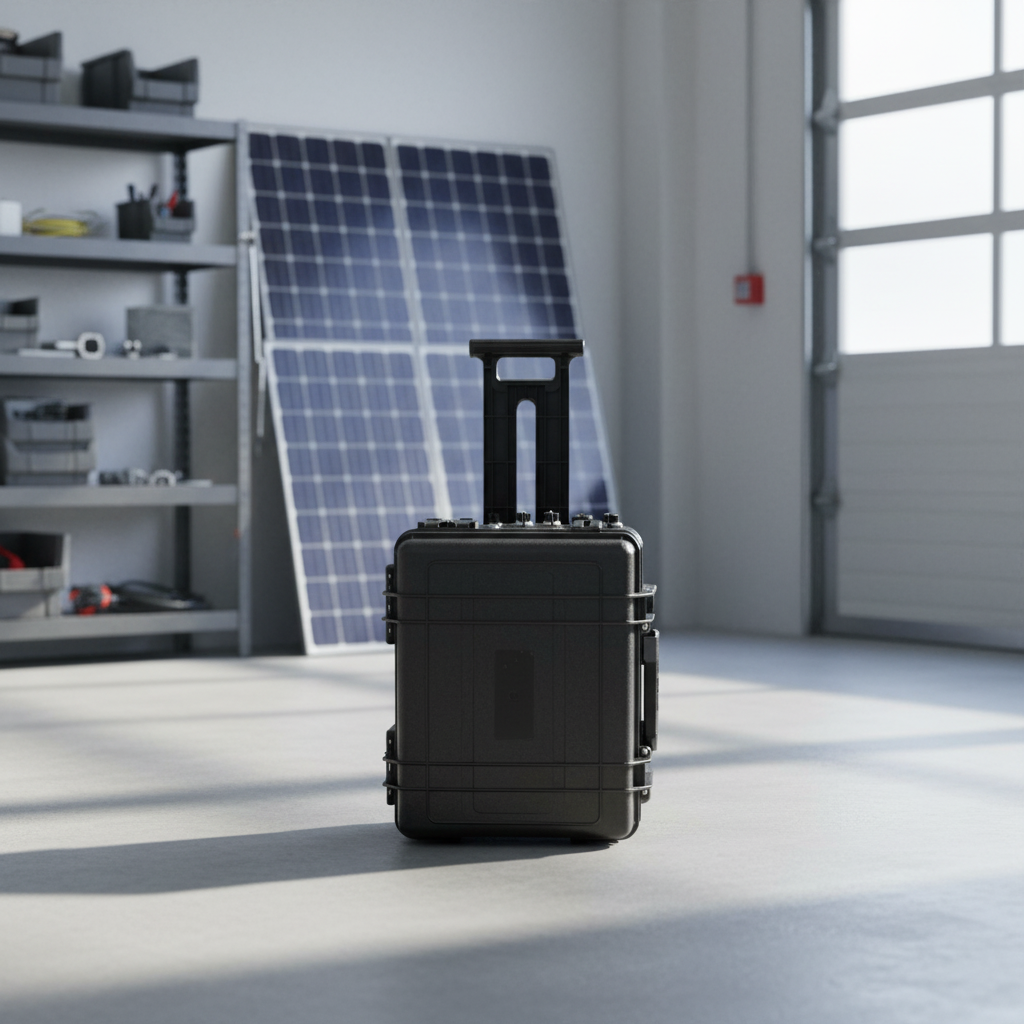 Pull rod box type  mobile energy storage equipment