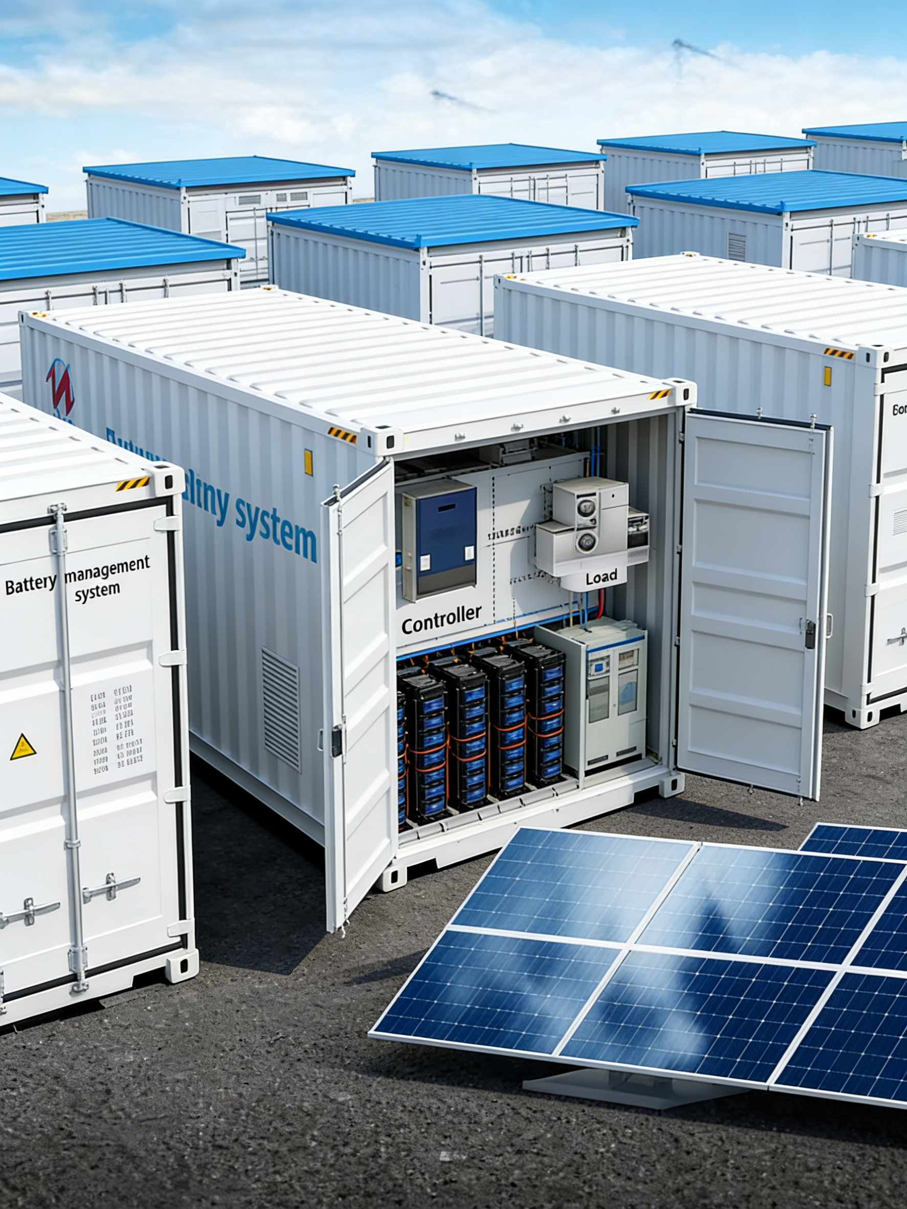 Aimida Industrial and Commercial Containerized LiFePO4 Energy Storage 100KWH-1200KWH Large-scale Energy Storage Equipment
