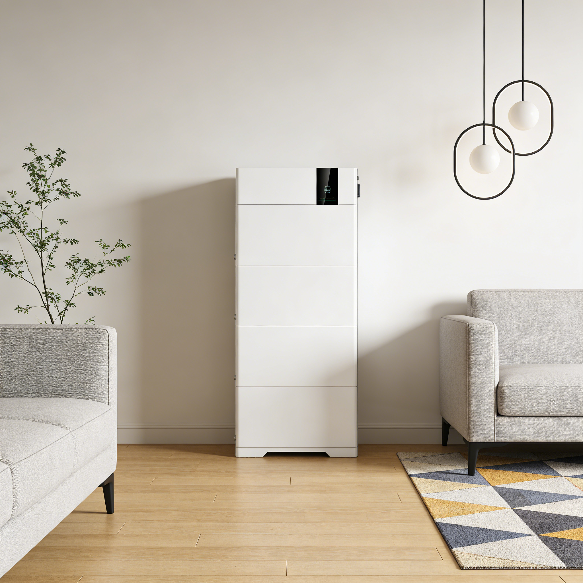 Aimeda High Pressure Stackable Split Household LiFePO4 Energy Storage Battery with 10-20KWH Capacity IP65 Protection Hybrid Grid