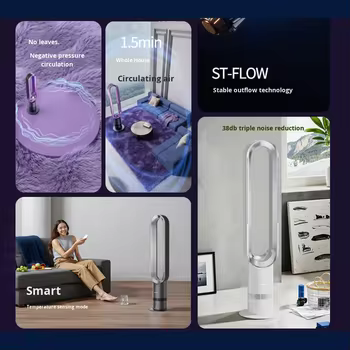 Aimeda Bladeless Fan Suitable for Both Cold and Warm Use Popular Style Household Purification Energy-Saving Ultra-Quiet