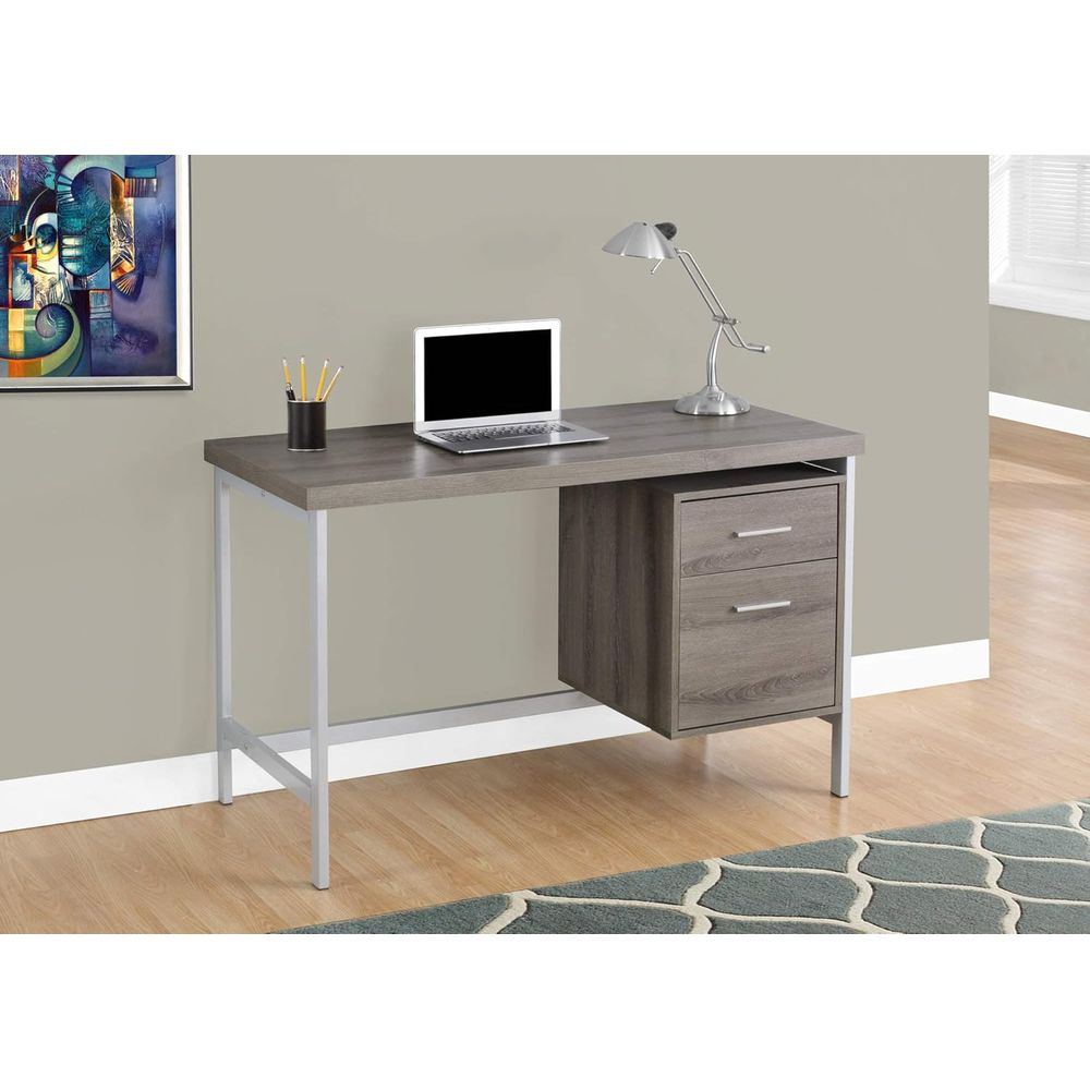 Escritorio moderno para portátil con cajón y armario