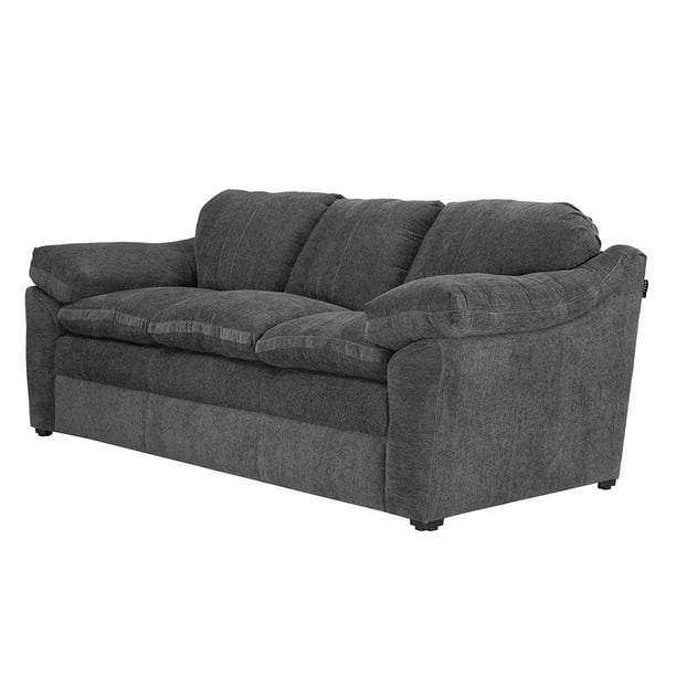 Sala 3-2-1 Aston (Sofá, Love Seat y Sillón) Gris Oscuro