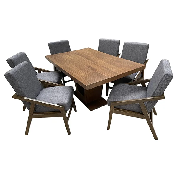 Set de Comedor Orion 6 Sillas 160x100 cm