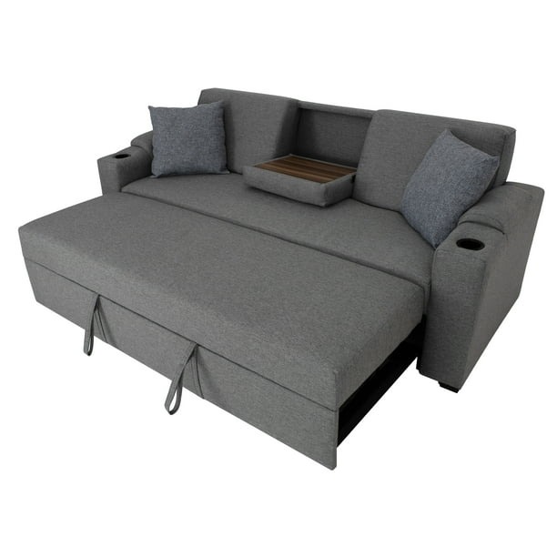 SOFÁ CAMA MILAN GRIS OXFORD